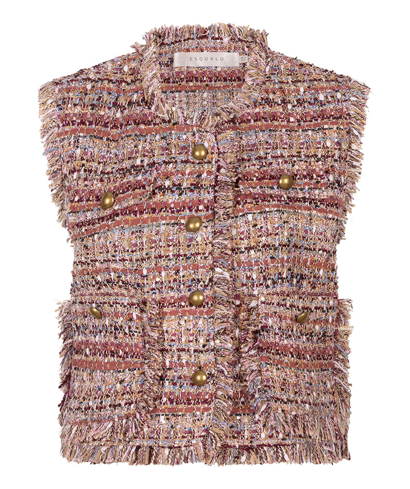 Gilet Tweed Vest