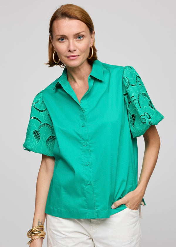 Angelina Blouse - Jade