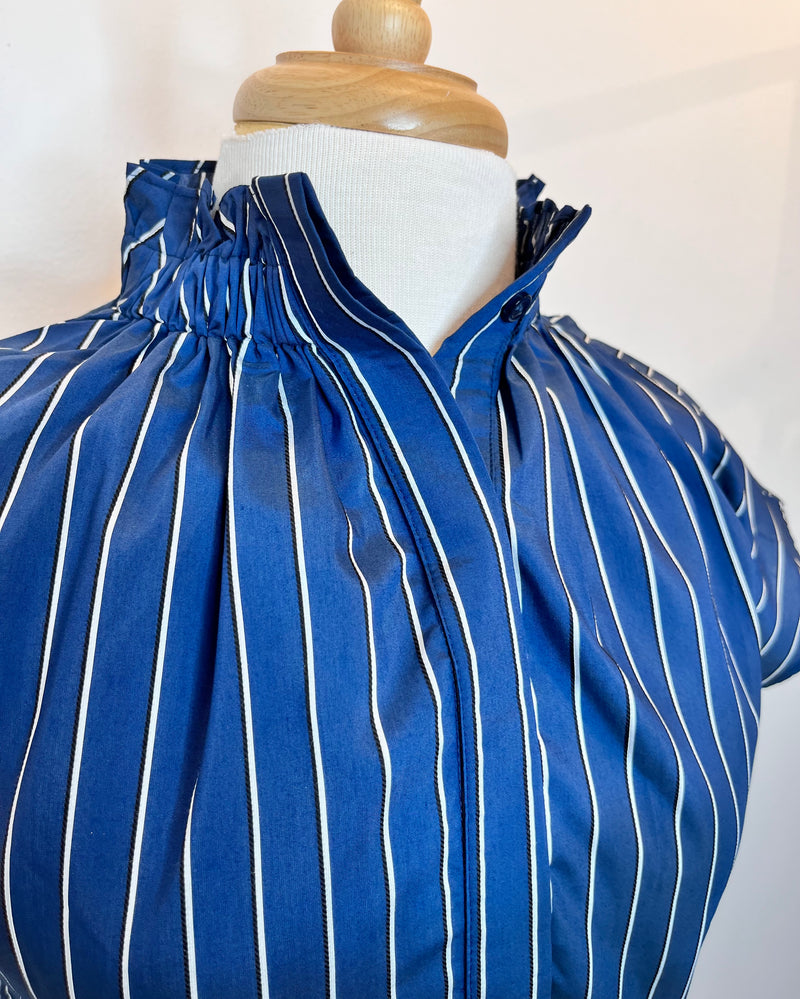 Emily Dress - Royal Stripe