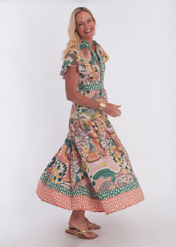 Doon Dress - Lilliput Salmon