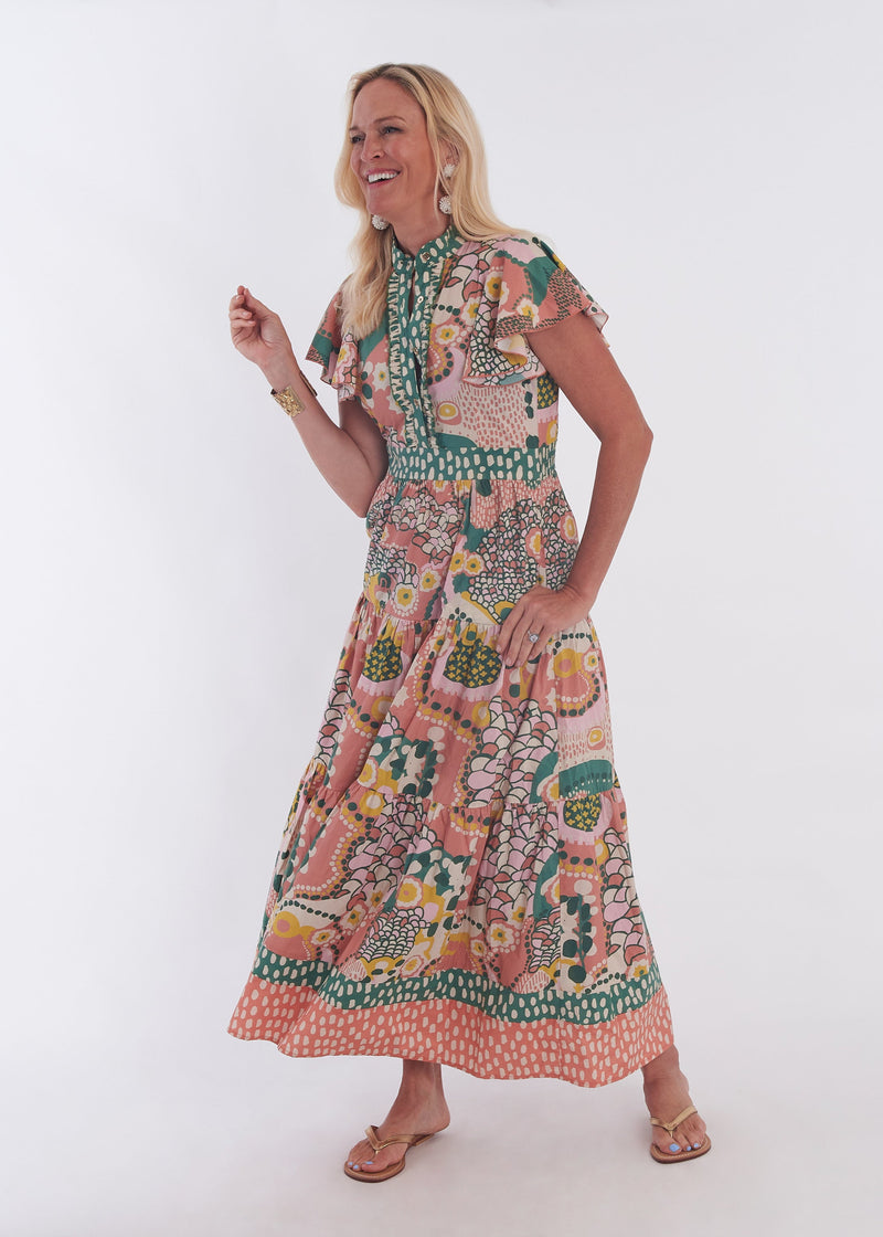 Doon Dress - Lilliput Salmon