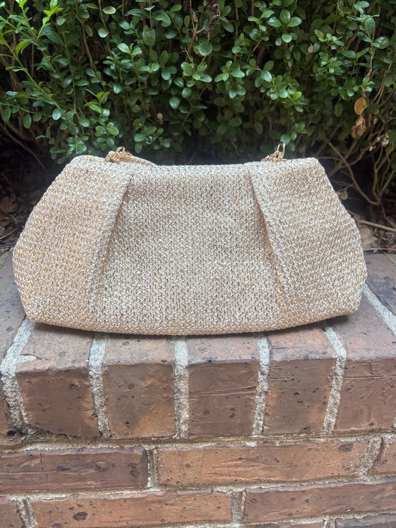 Gold Bow Purse