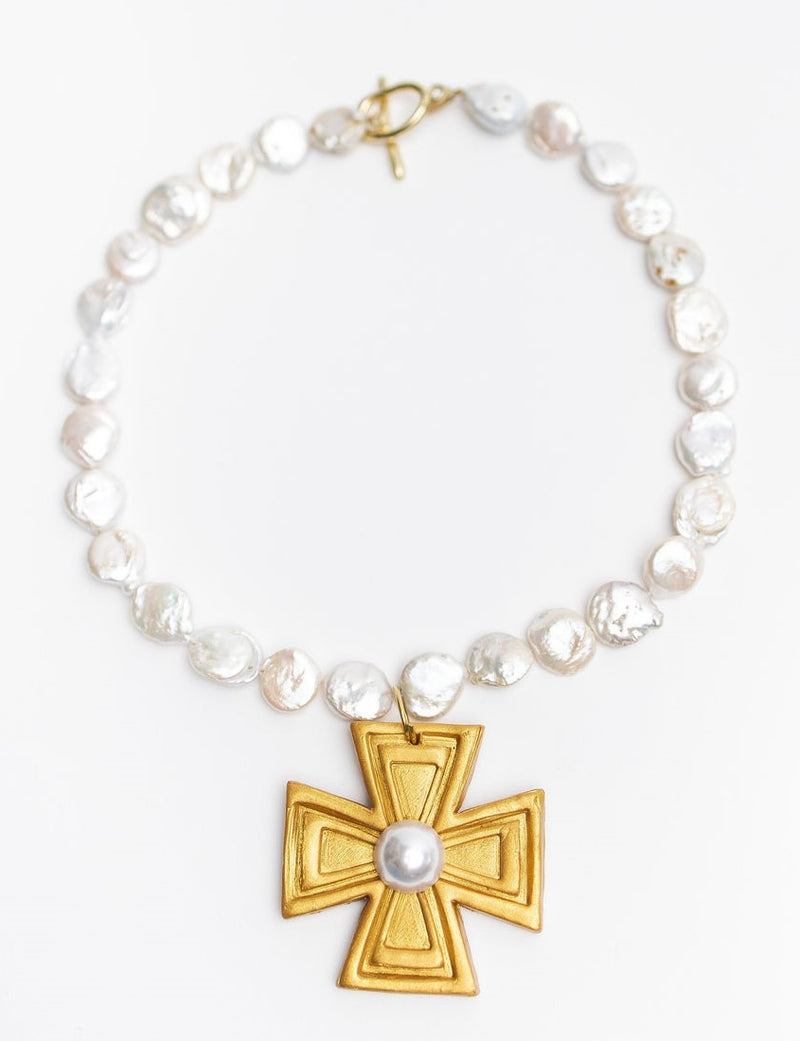 Mother of Pearl with Pearl Anna Cross