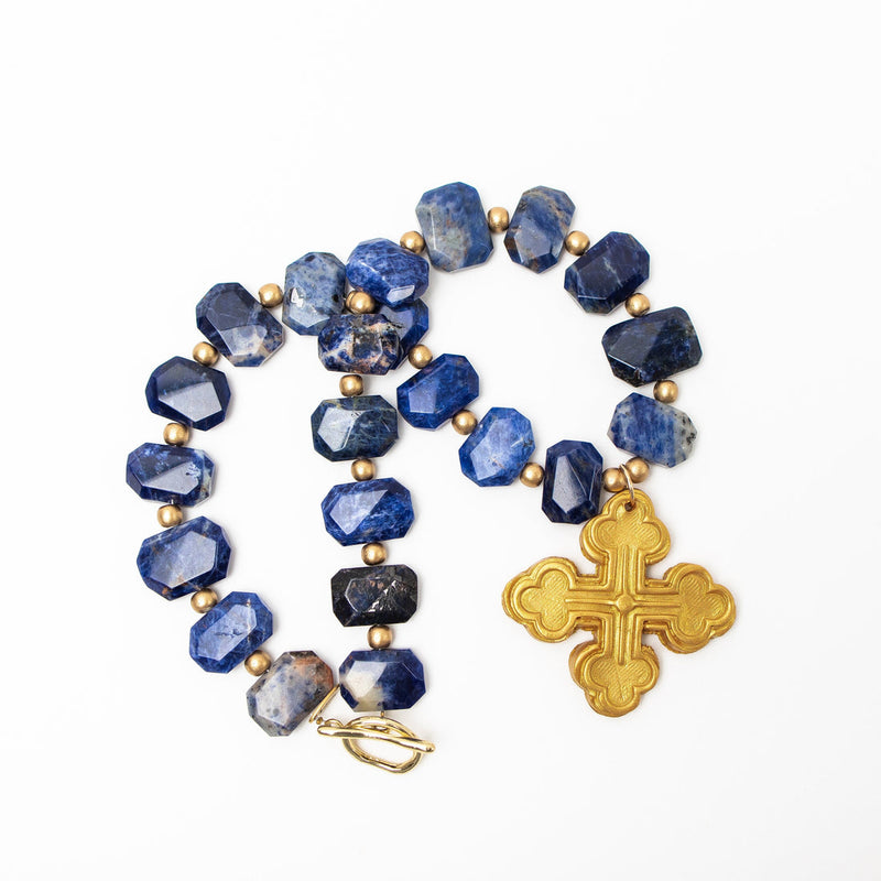 Blue Sodalite Nuggets with Megan Cross