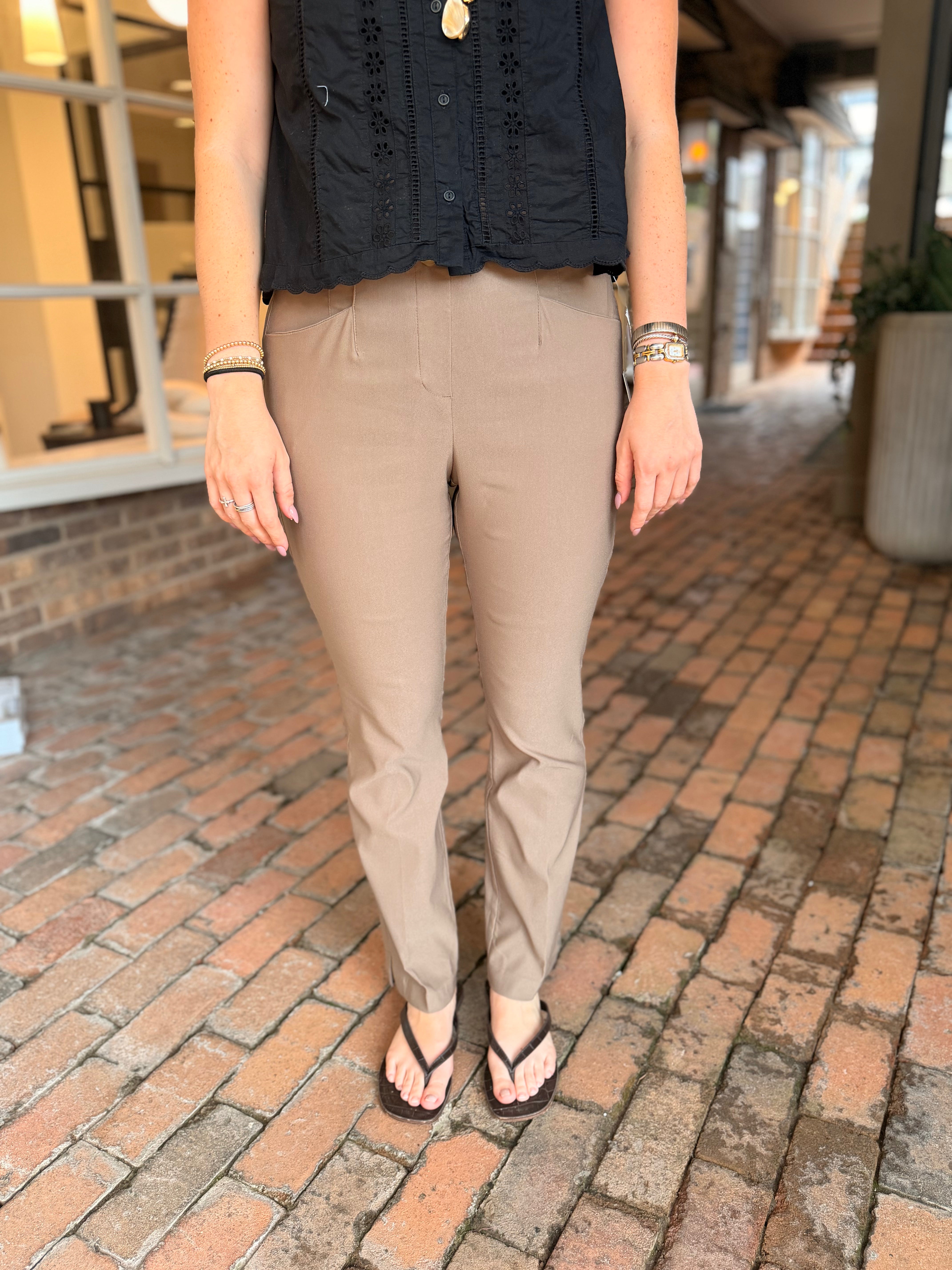Flatten It Pull On Ankle Pants