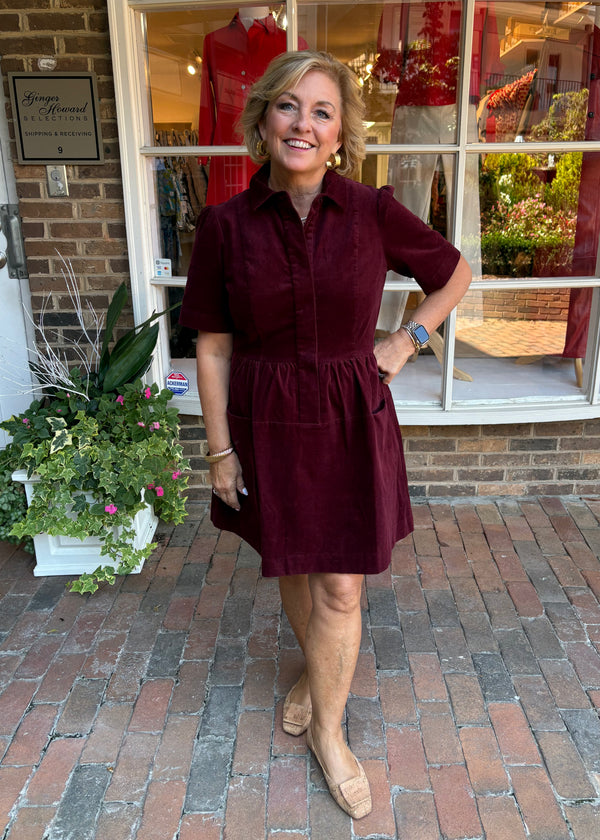 Mitzi Pinwale Cord Dress