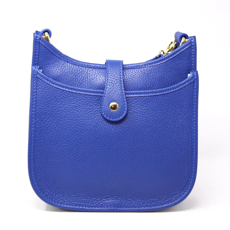 Leather Mid Messenger Bag - 5 Colors