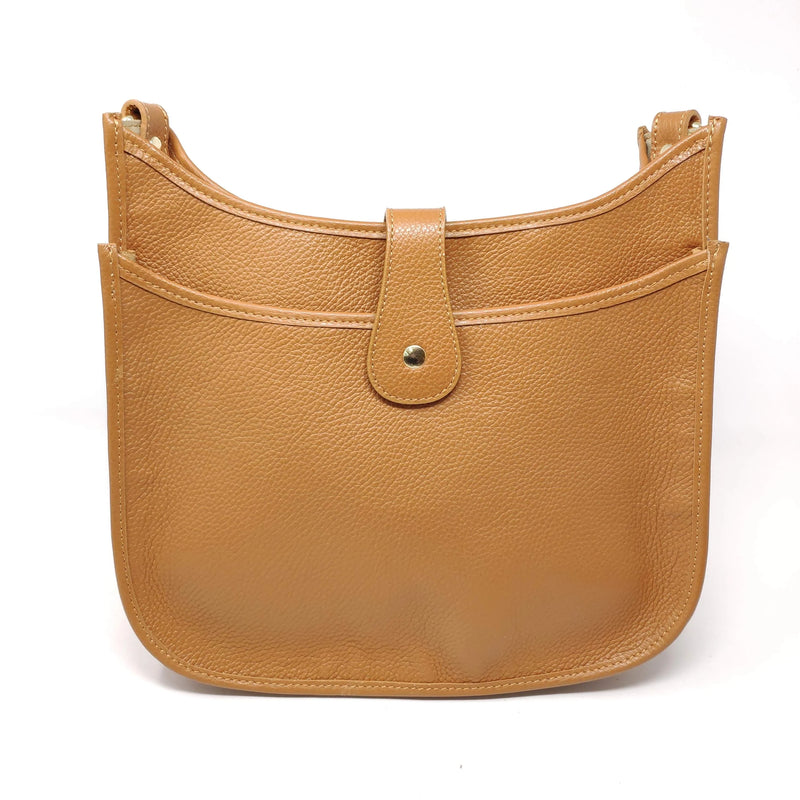 Big Italian Leather Messenger Bag - 3 Colors