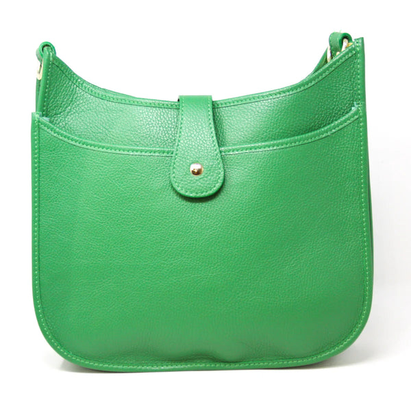 Big Italian Leather Messenger Bag - 3 Colors