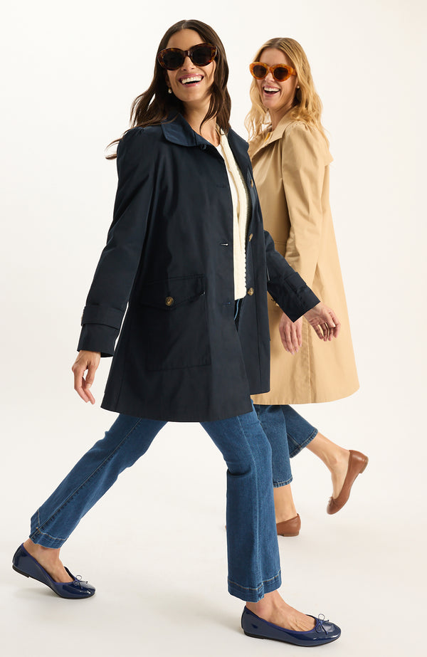 Sutton Water Repellent Trench Coat