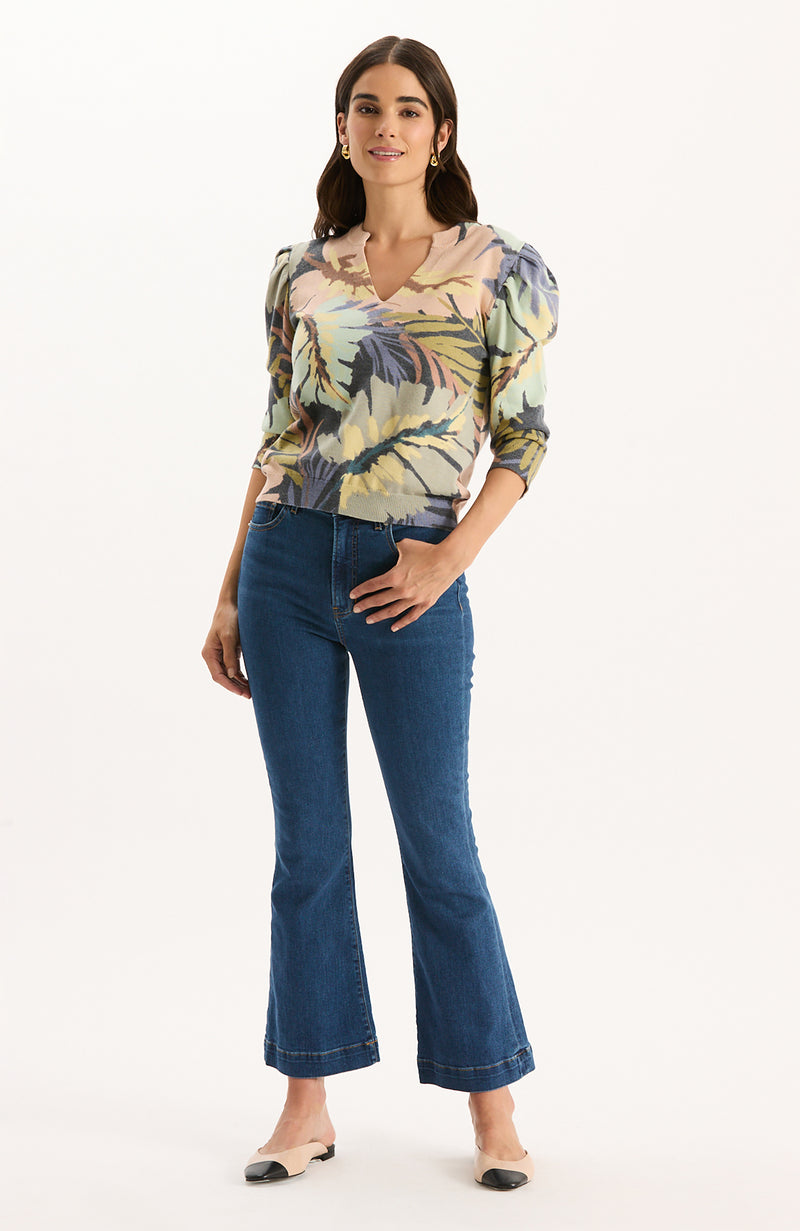Lily Jersey Leaf Sweater