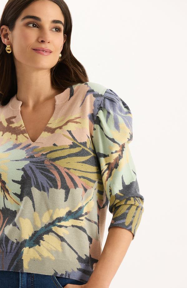 Lily Jersey Leaf Sweater