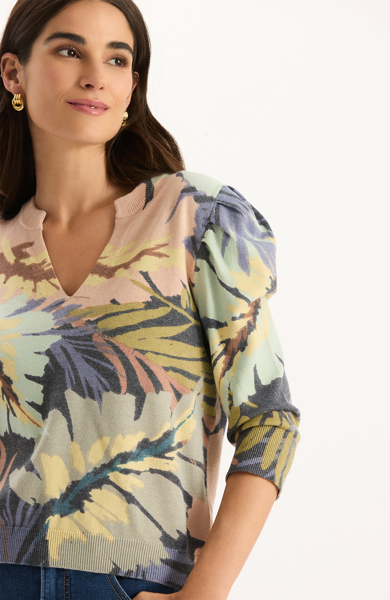 Lily Jersey Leaf Sweater