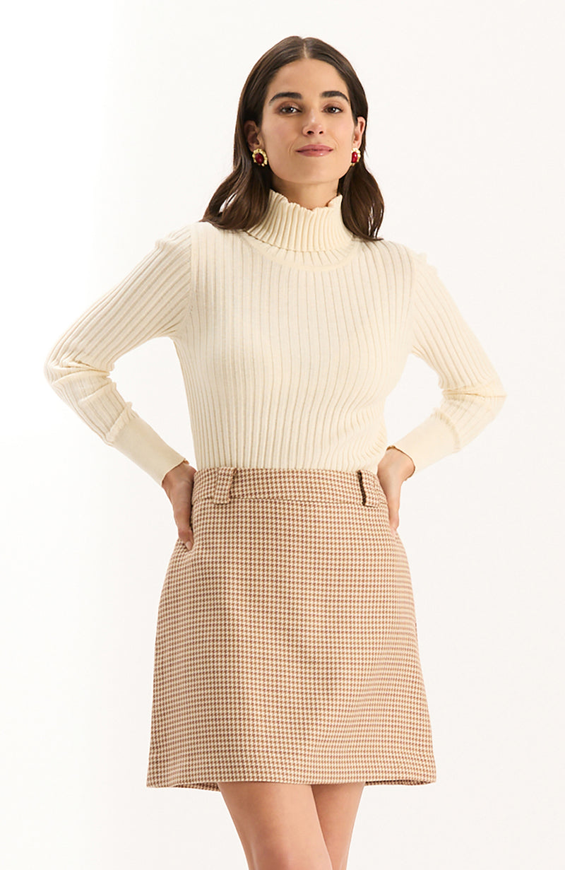 Cotton/Cashmere Turtleneck