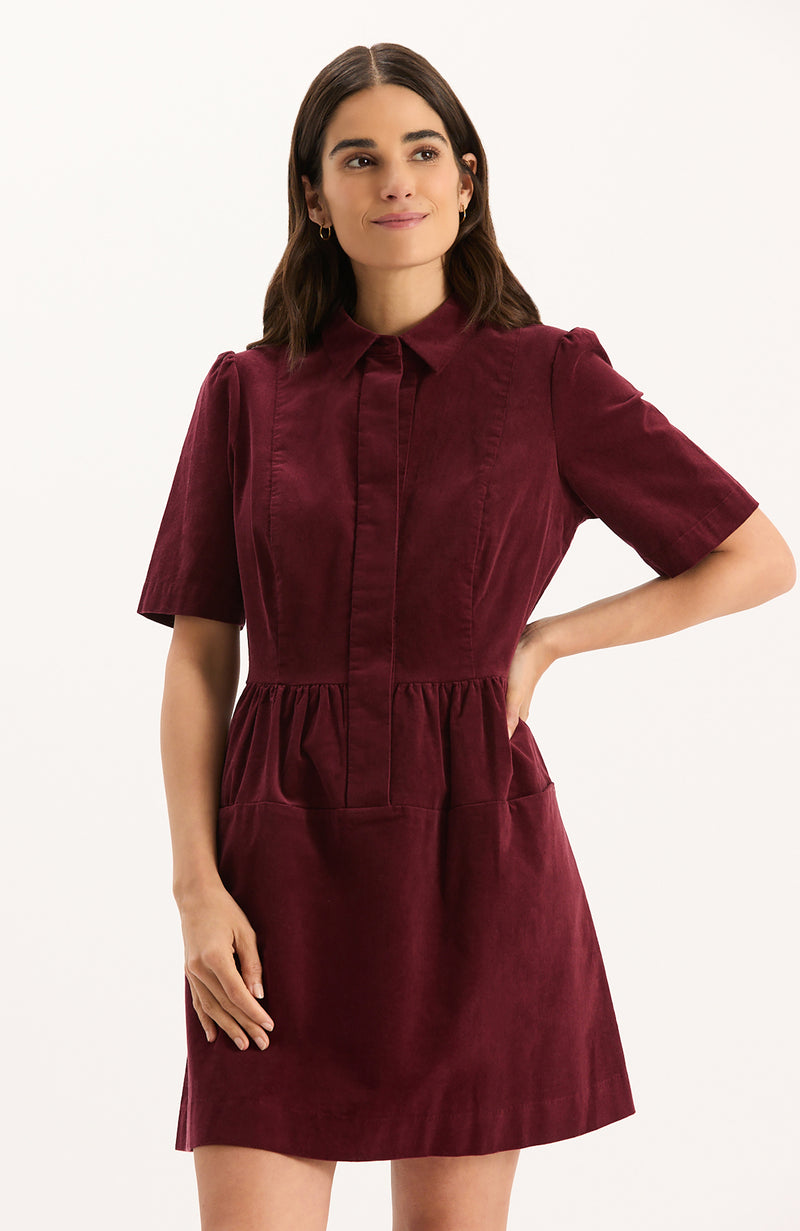 Mitzi Pinwale Cord Dress