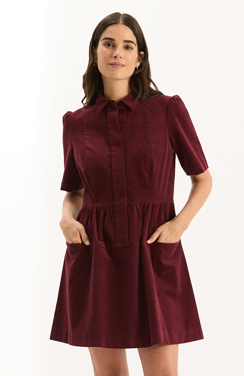 Mitzi Pinwale Cord Dress