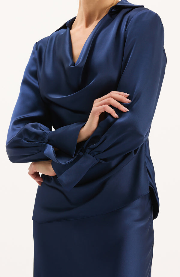 Astrid Charmeuse Blouse
