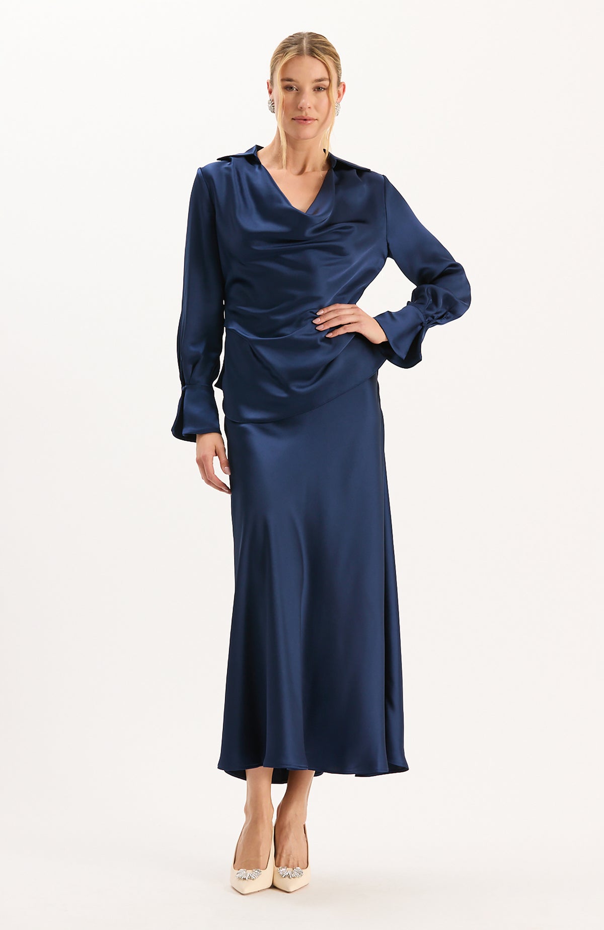 Astrid Charmeuse Blouse