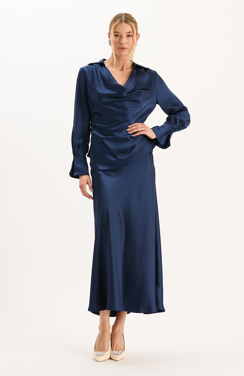 Astrid Charmeuse Blouse