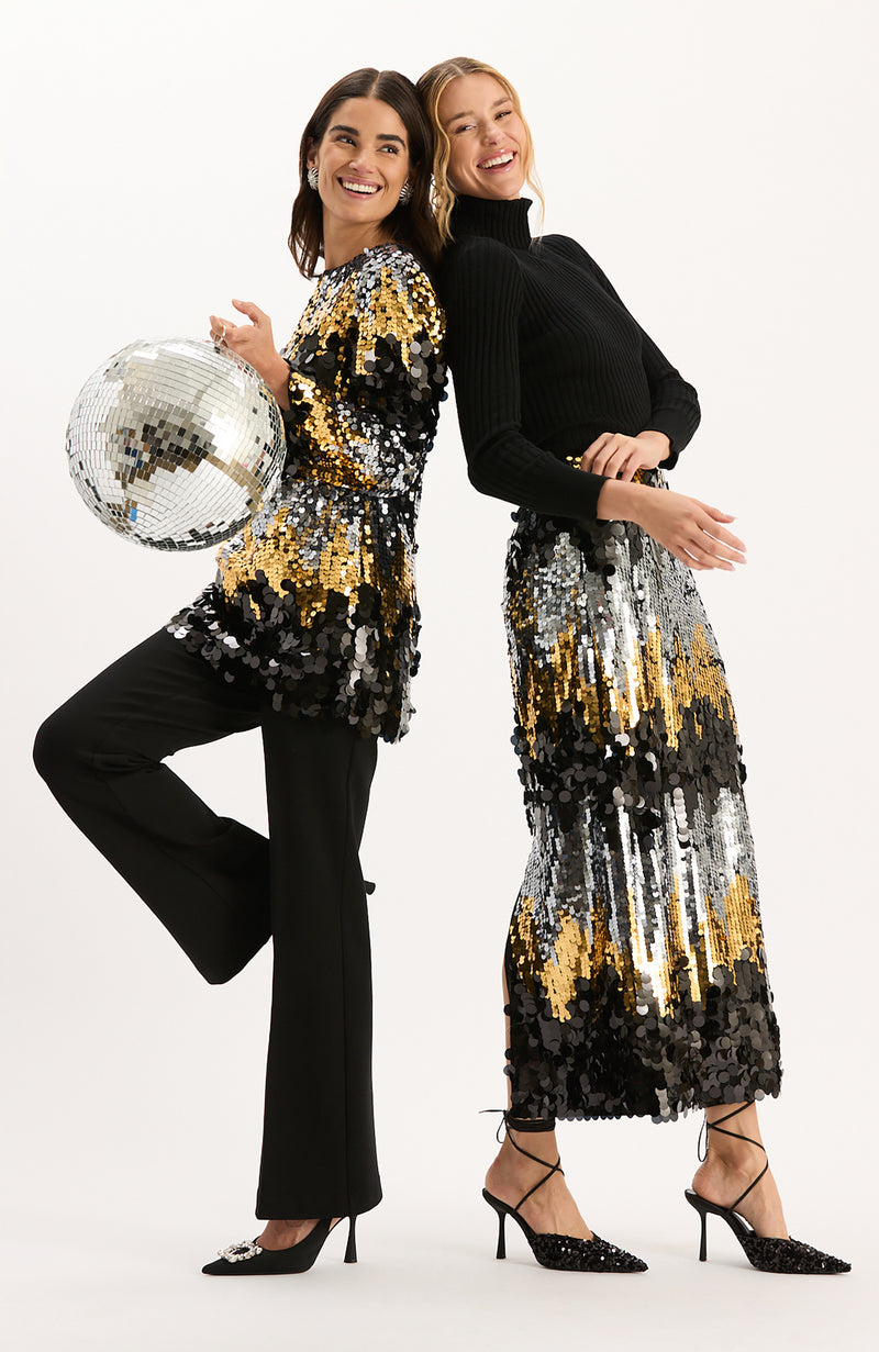 Collins Paillettes Skirt