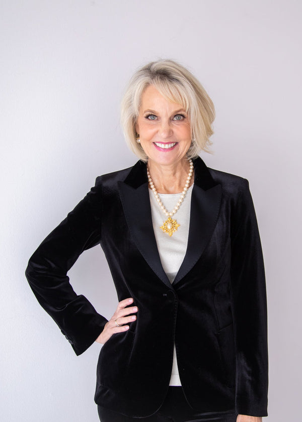 Hillary Velvet Blazer