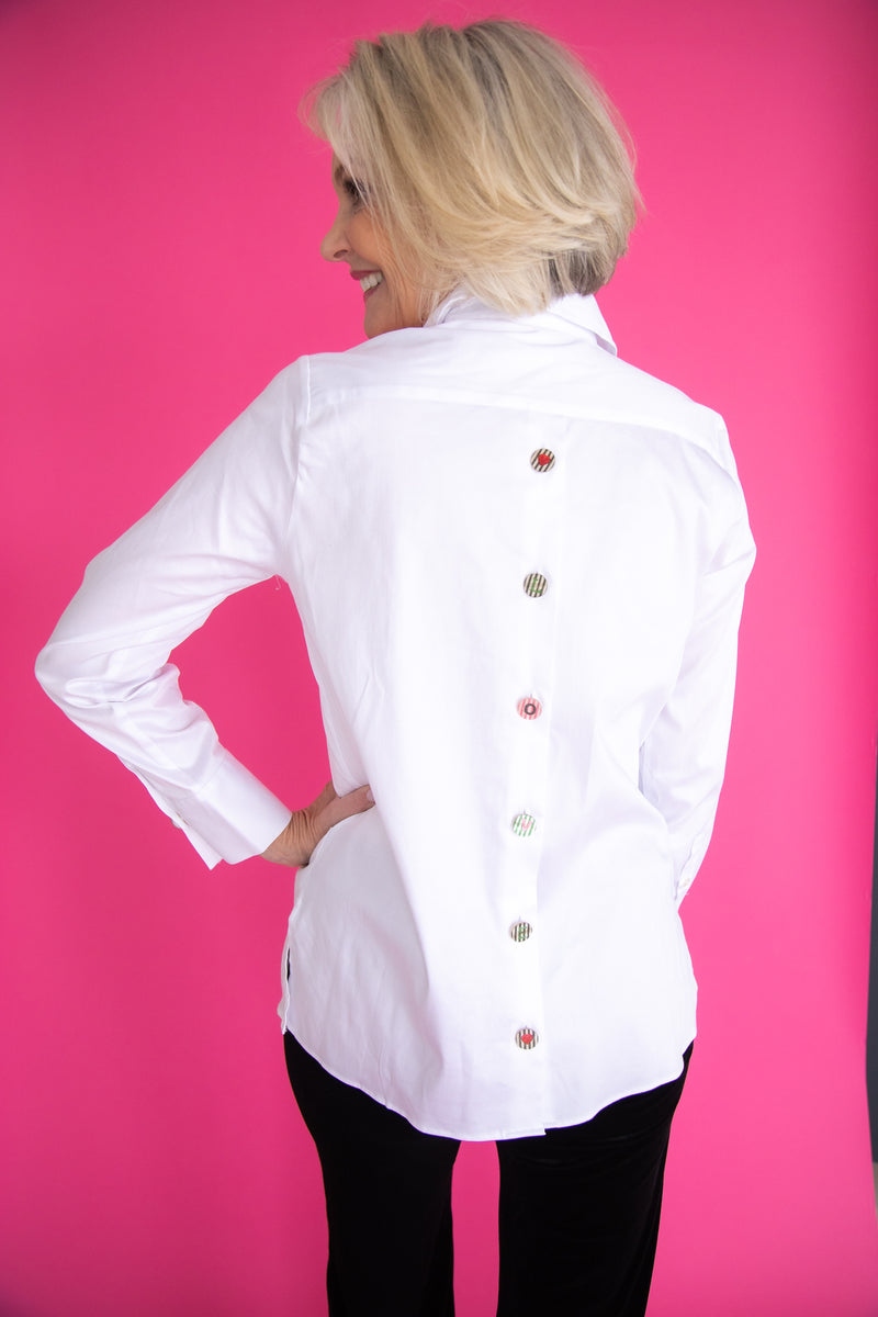 Button Back Blouse