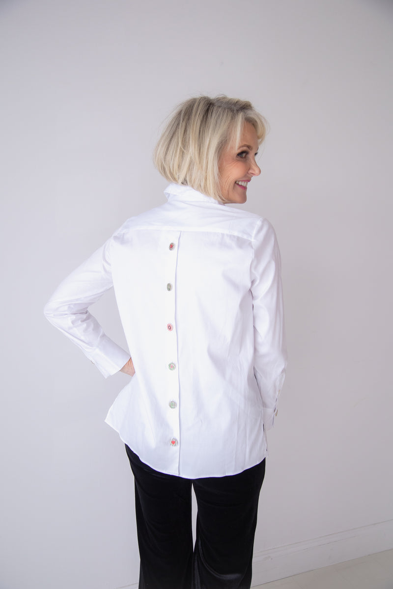 Button Back Blouse