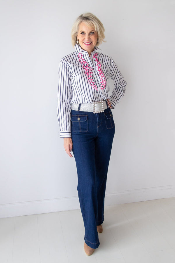 Brooke High Rise Palazzo Trousers