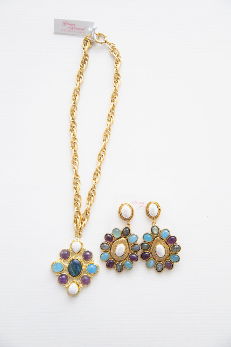 Barocca Clip Earrings
