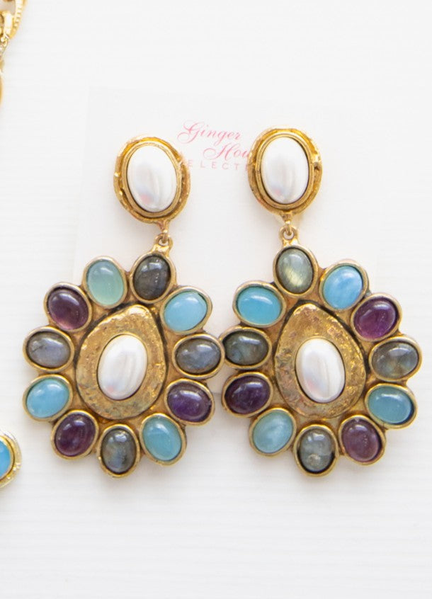 Barocca Clip Earrings