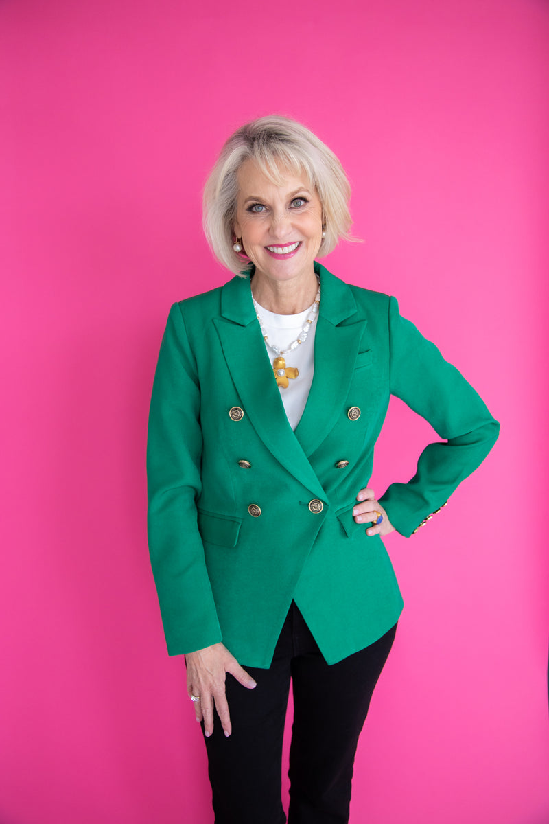 Rectangle Fresh Water Pearl with Dogwood Pearl Necklace