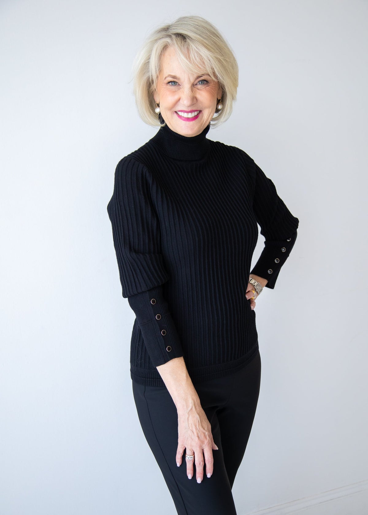 Turtleneck Long Sleeve Pullover Sweater
