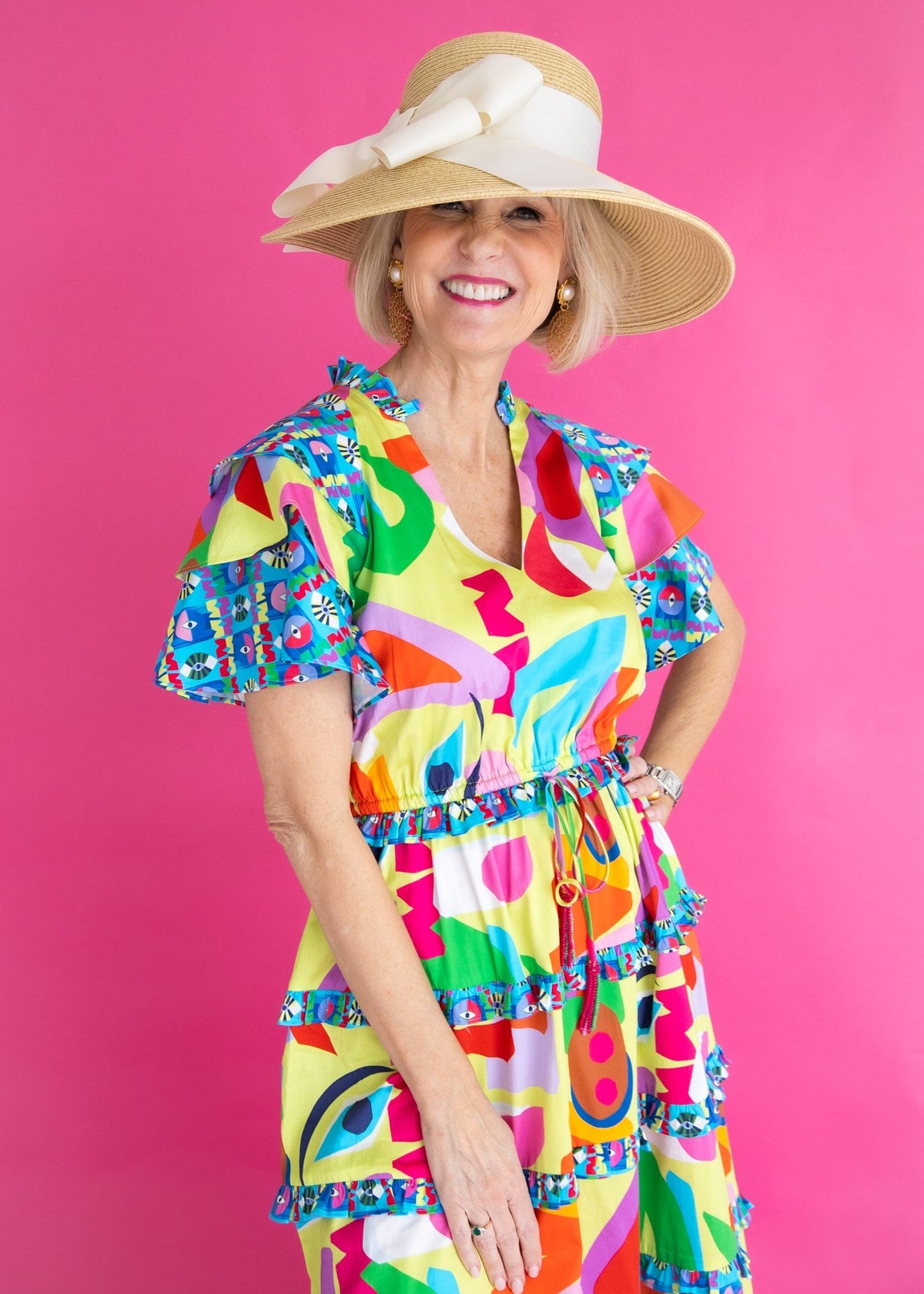 Side Bow Packable Hat