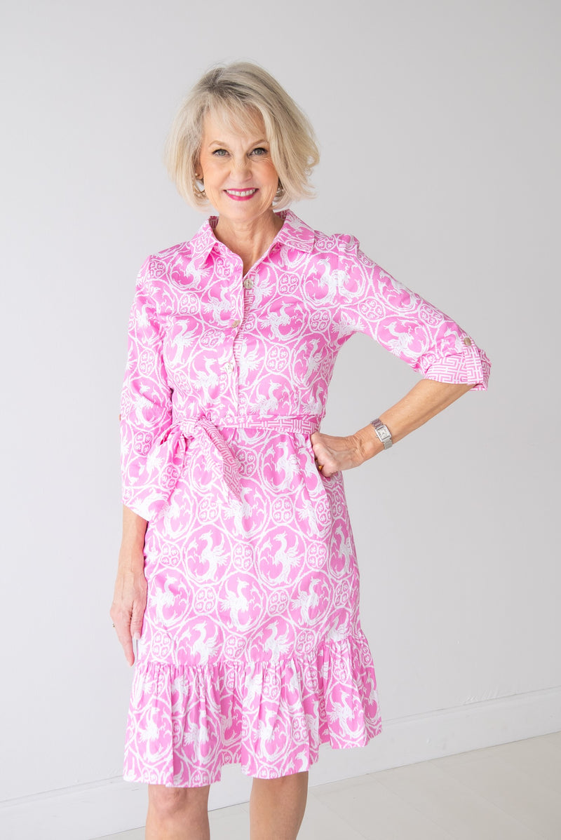 Essential Dress - 3 Colors XS Pink Morning Glory