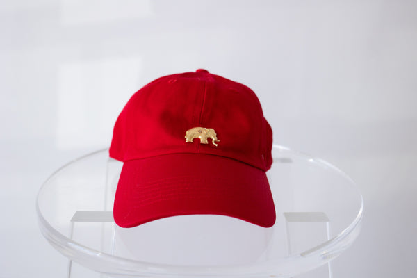 Red Elephant Baseball Hat