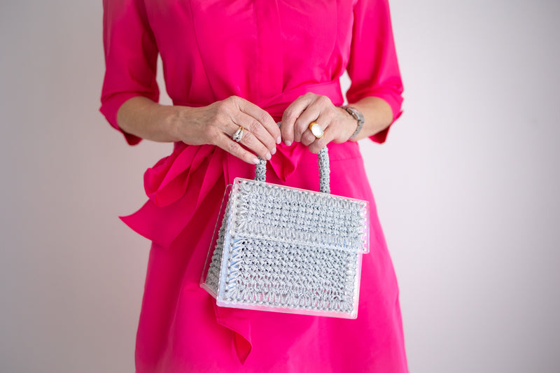 Acrylic Woven Bag - 2 Colors