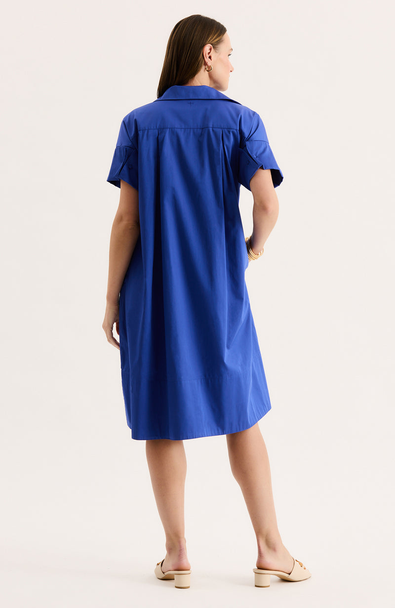 Addie Cotton Midi Shirtdress