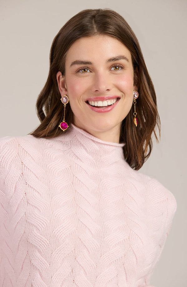 Cashmere Basketweave Sweater - 3 Colors