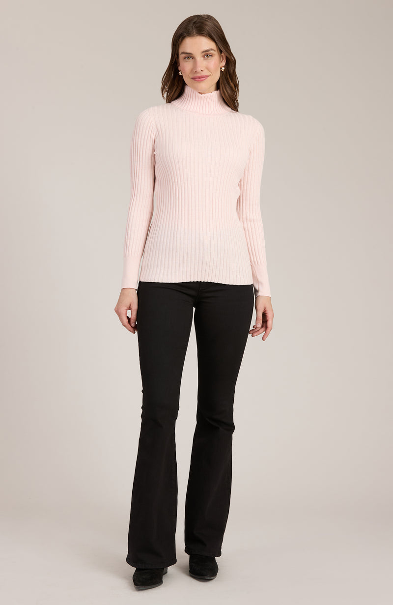 Cotton Cashmere Ribbed Turtleneck - 5 Colors