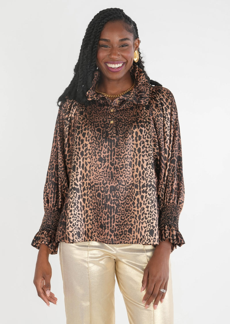 Charlotte Top  - Lady Leopard