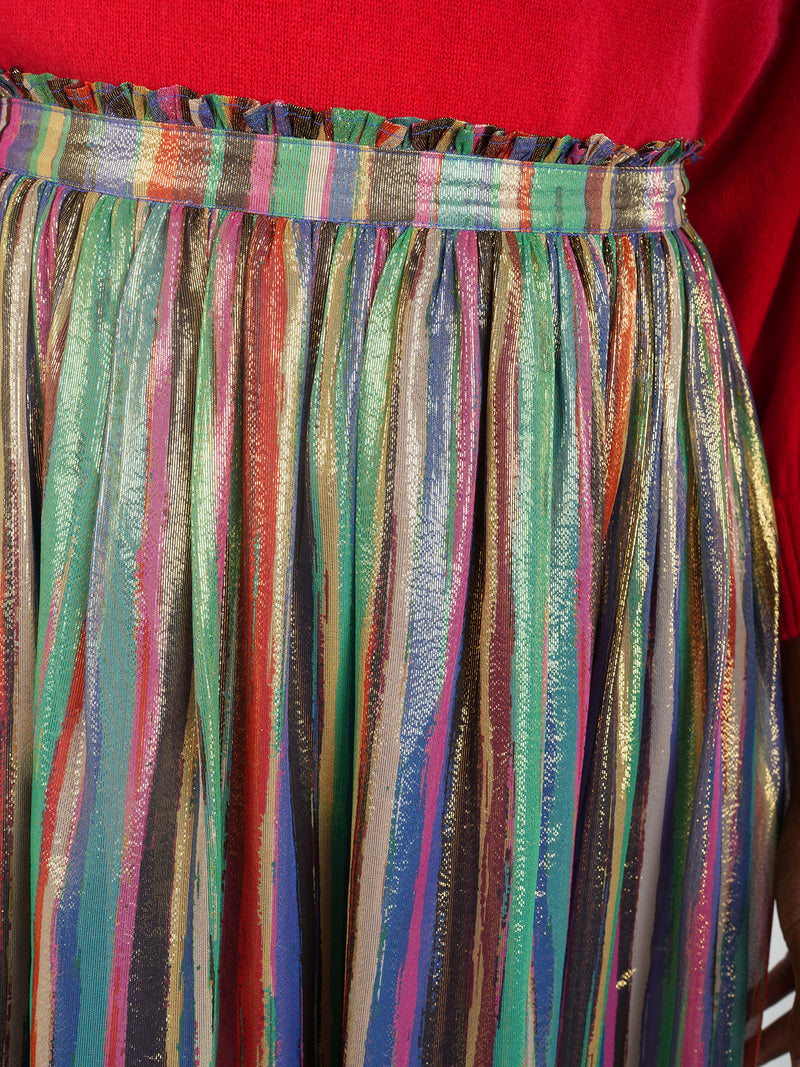 Pleated Midi Skirt  - Tinsel