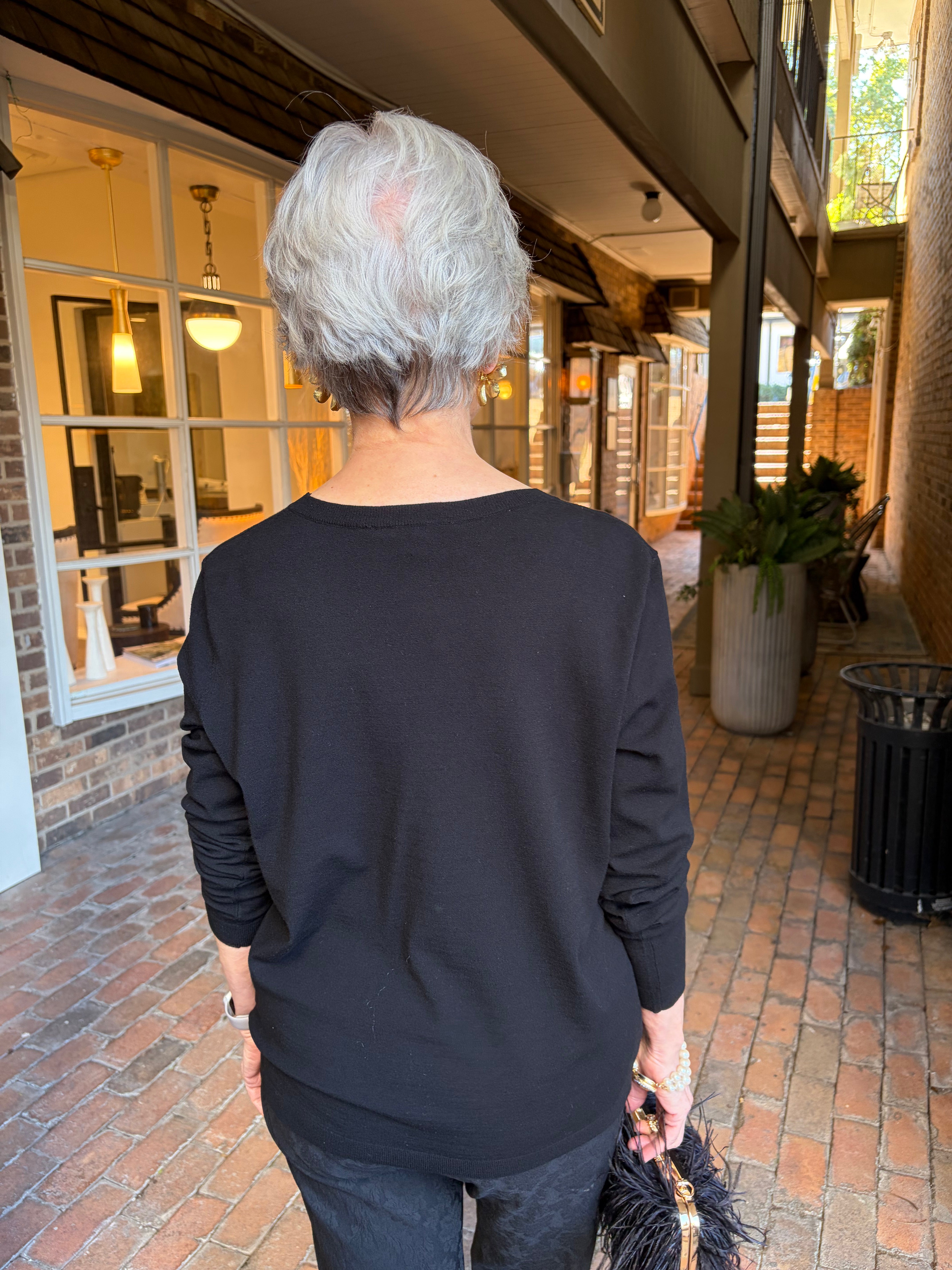 Lace Shadow Sweater
