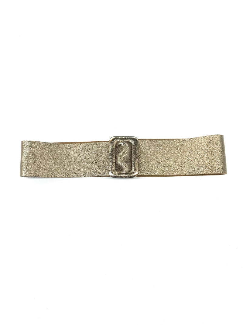 Metallic Belt - 2 Colors Bronze