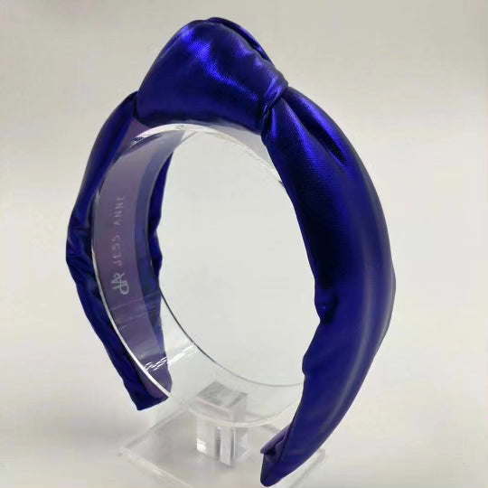 Metallic Headband - 2 Colors Blue
