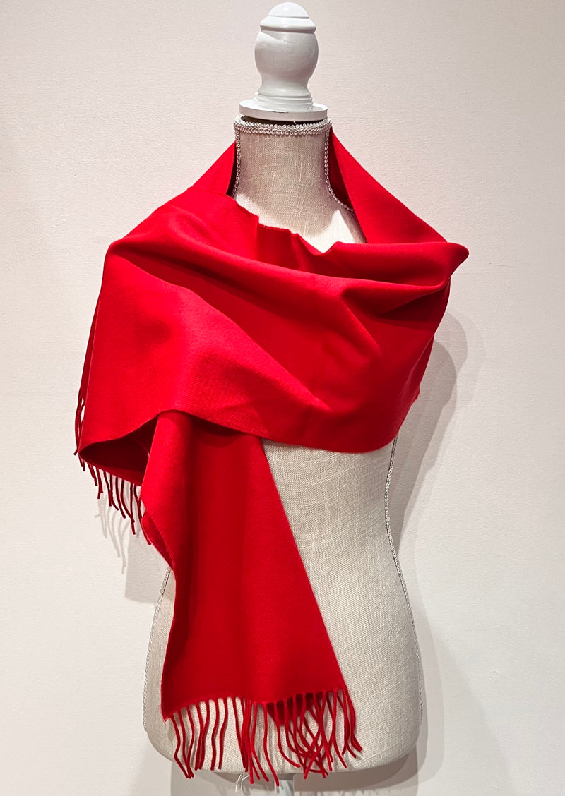 Cashmere Wrap Red