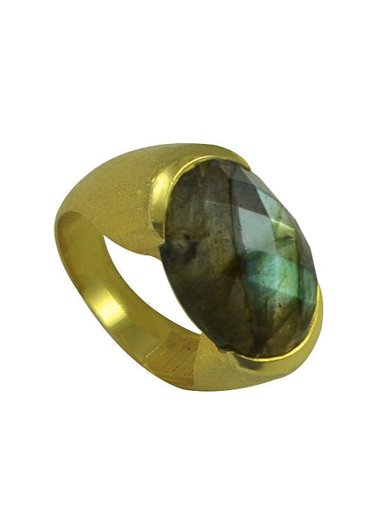 Alix Ring - 2 Colors 6 Labradorite