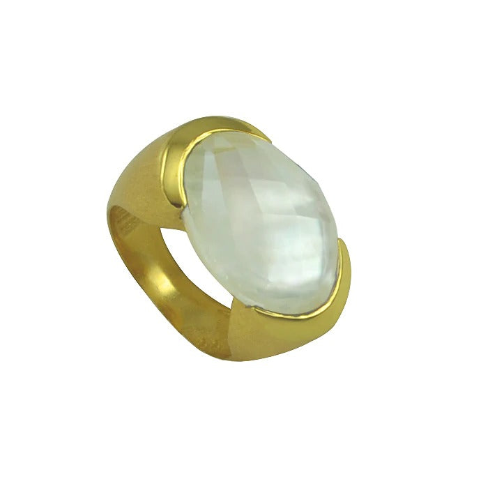 Alix Ring - 2 Colors 6 Mother of Pearl
