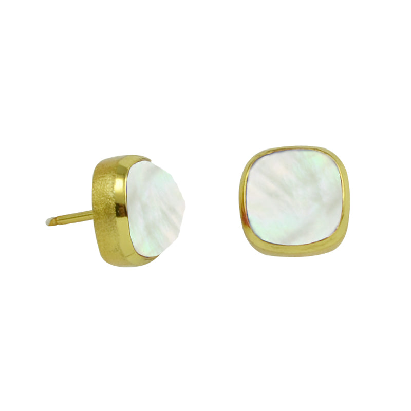 Asha Studs - 3 Colors Mother of Pearl