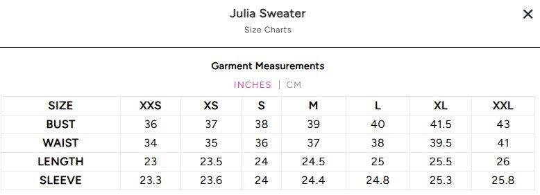 Julia Sweater - Bluebonnet