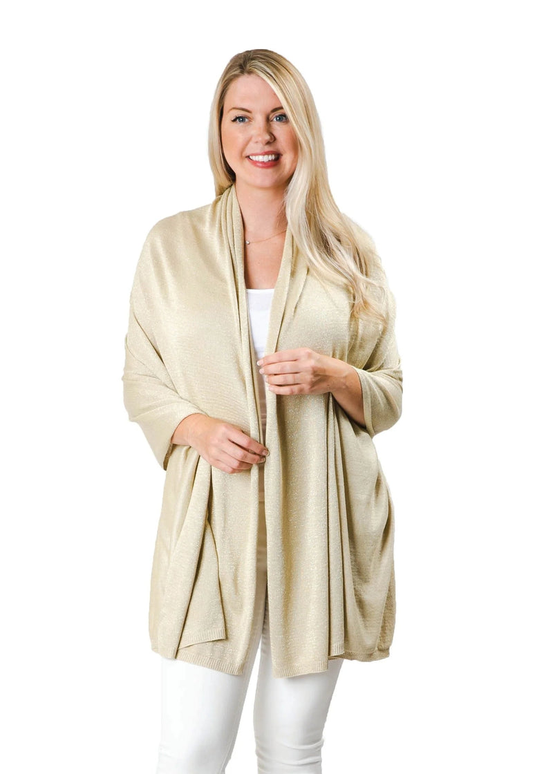 Ari Bamboo Metallic Shimmer Shawl
